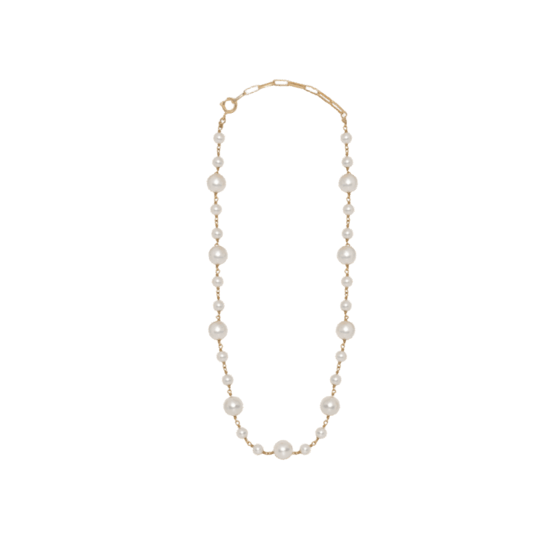 COLAR EM OURO 18K COM PÉROLAS SHELL