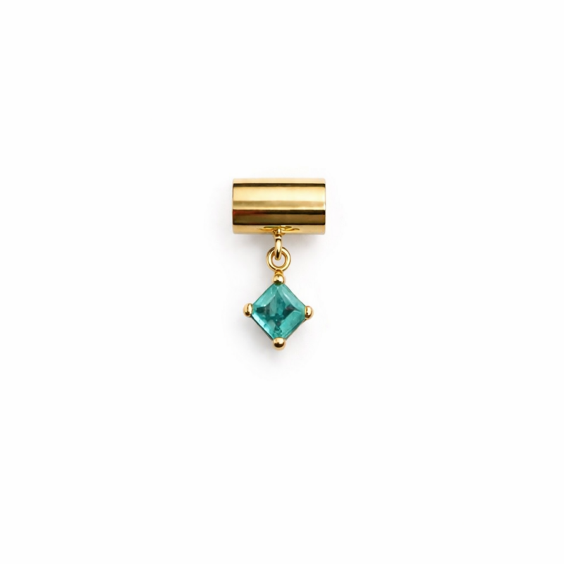 PINGENTE EM OURO 18K CANUTILHO COM ESMERALDA