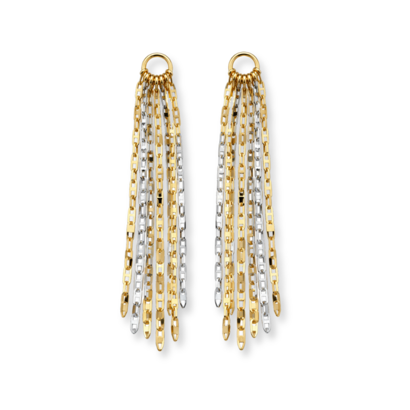 FRANJAS EM OURO 18K E OURO BRANCO